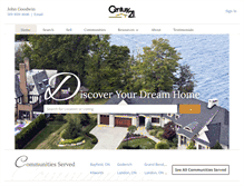 Tablet Screenshot of findlondononhomes.com